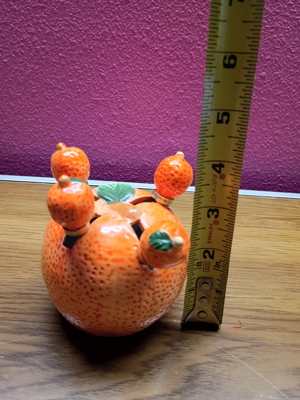 vintage 1960s or 1970s orange marmalade butter spreader - Picture 5 of 6